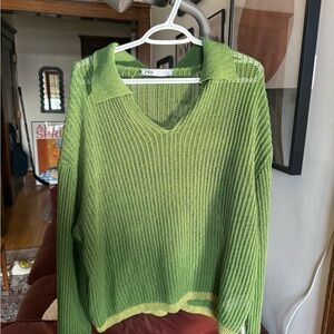 Zara Green Sweater